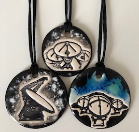 Radio telescope necklaces.